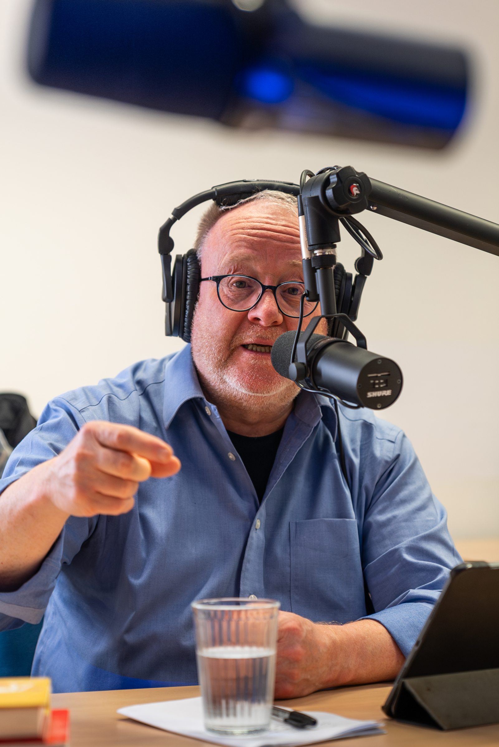 Beeston Media recording podcast for TRUUD project. Beeston Media video production bristol science and technology video production higher education video production.