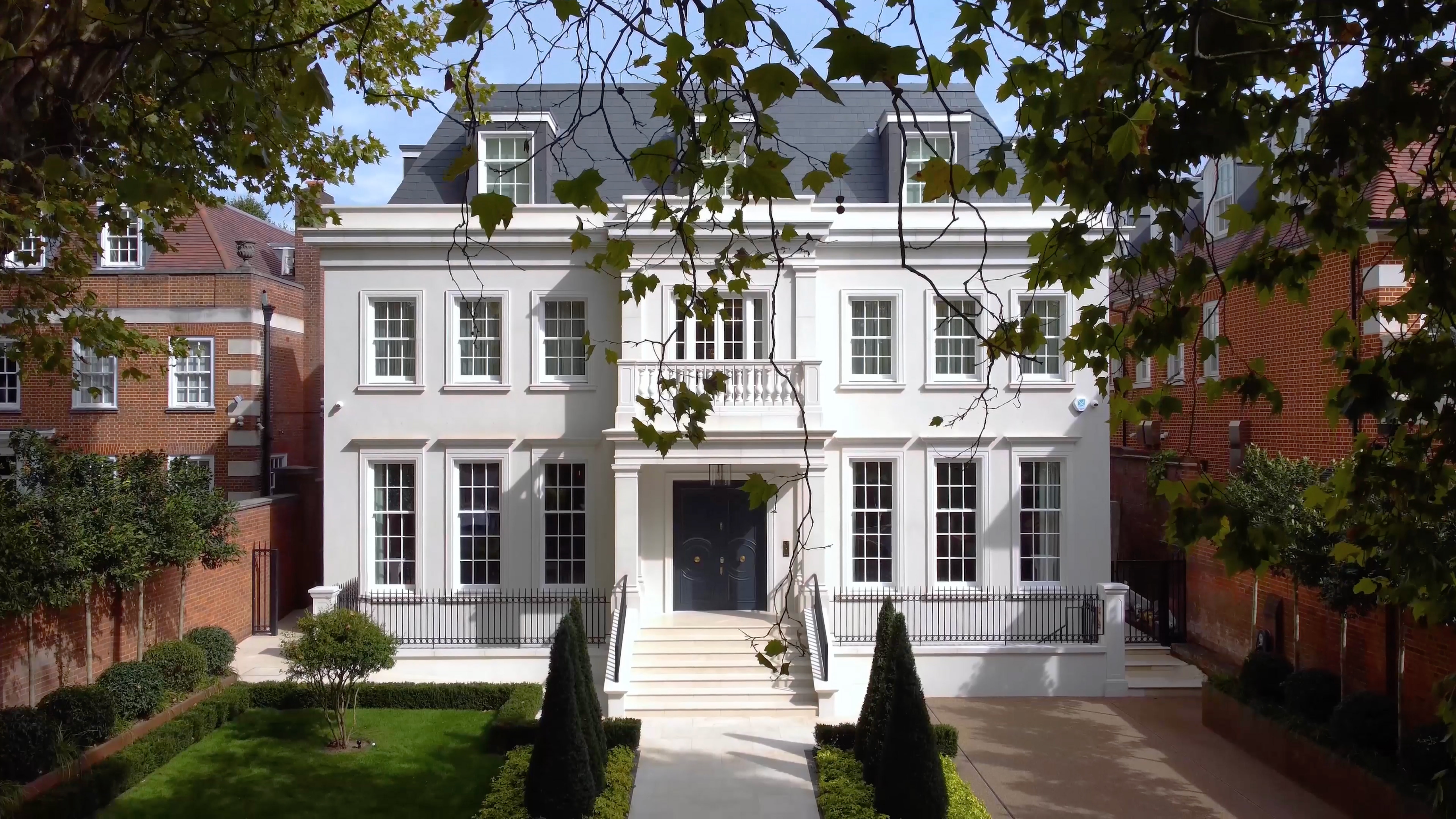 Exterior shot from MDesign London Avenue Road film. Beeston Media property and design video production, Bristol video production.