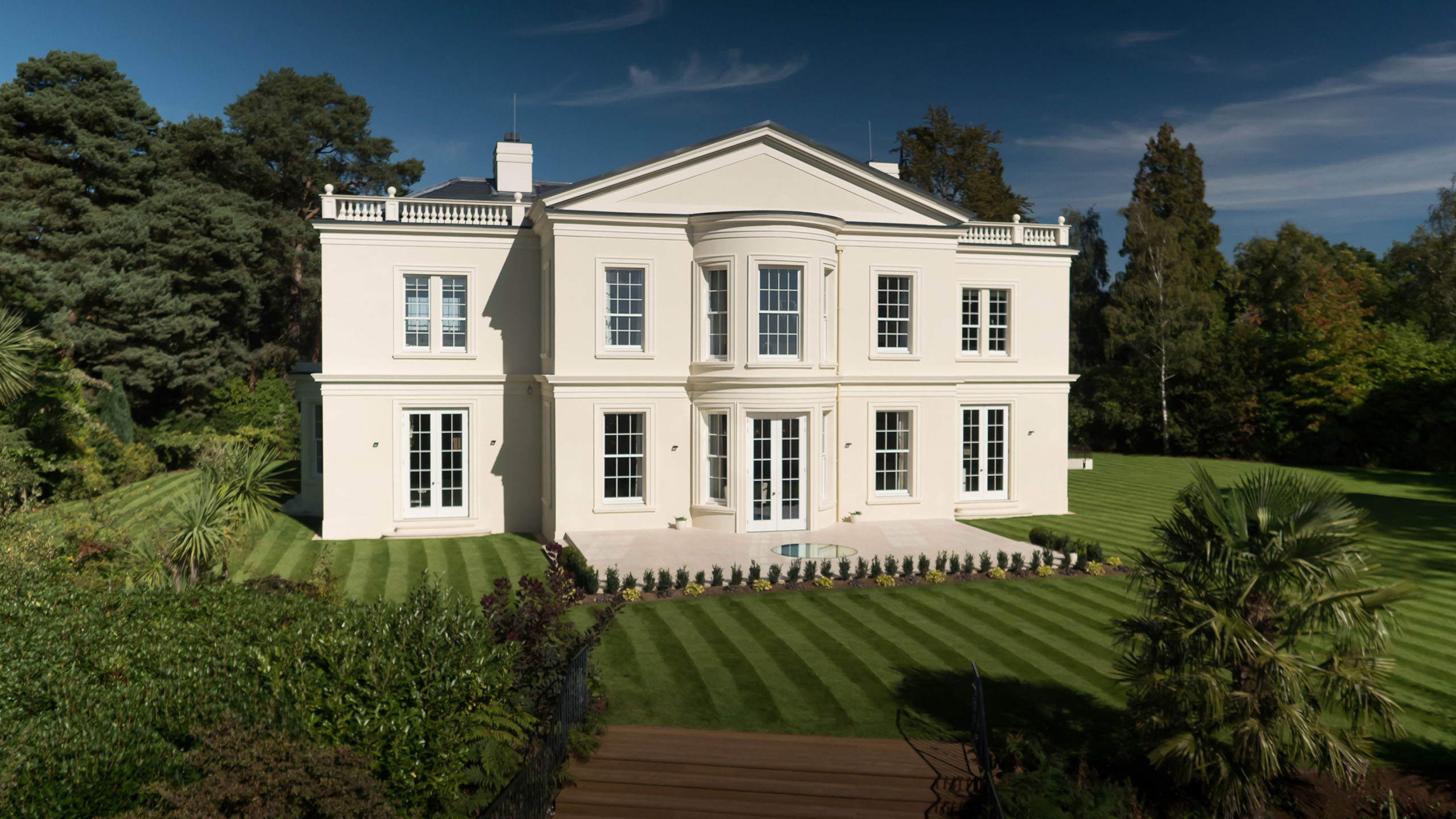 Camp End Manor, St Georges Hill front aspect. Beeston Media video production Bristol, property and design video production, luxury property video production, real estate video production.