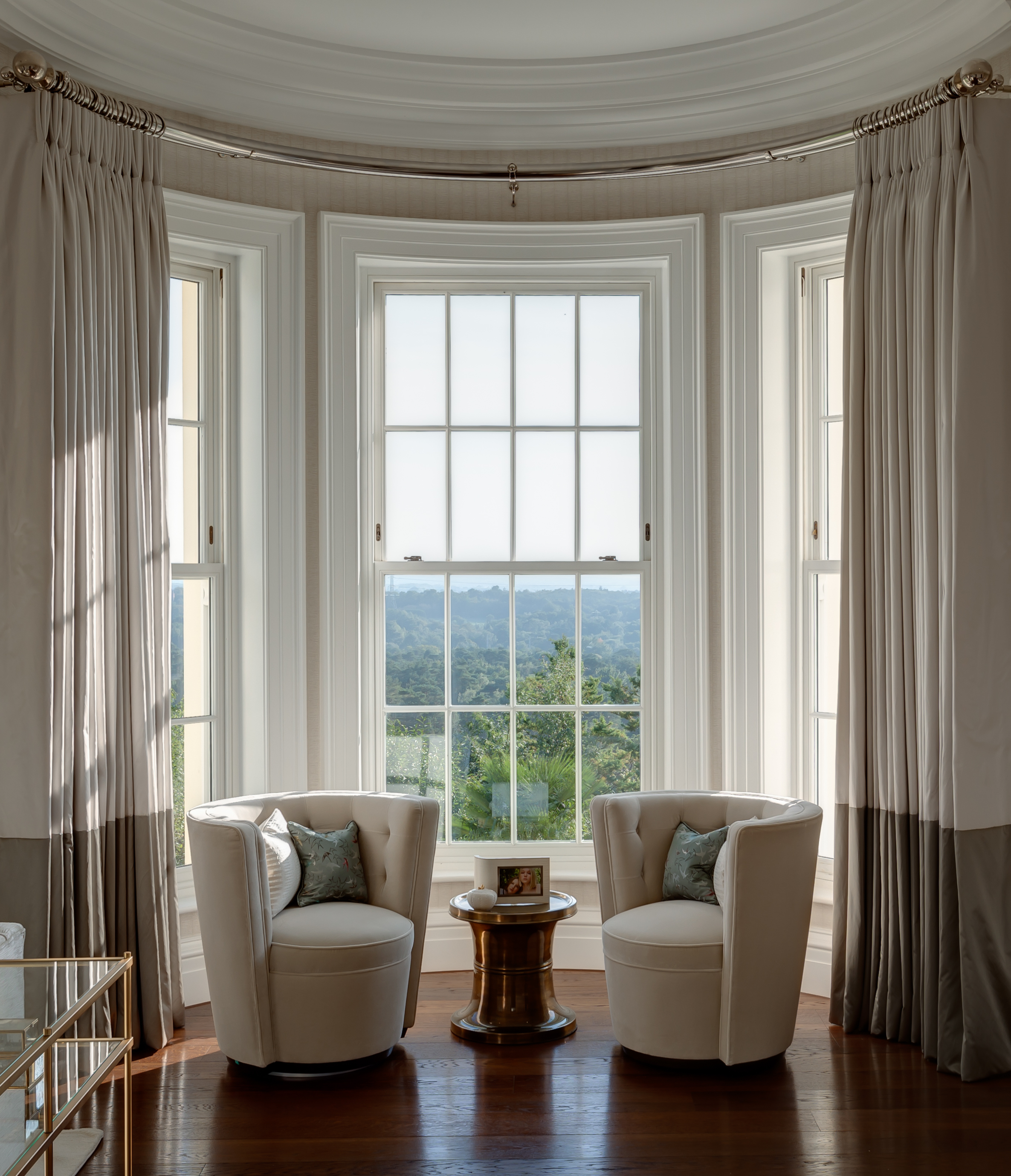 Camp End Manor, St Georges Hill interior bedroom. Beeston Media video production Bristol, property and design video production, luxury property video production, real estate video production.