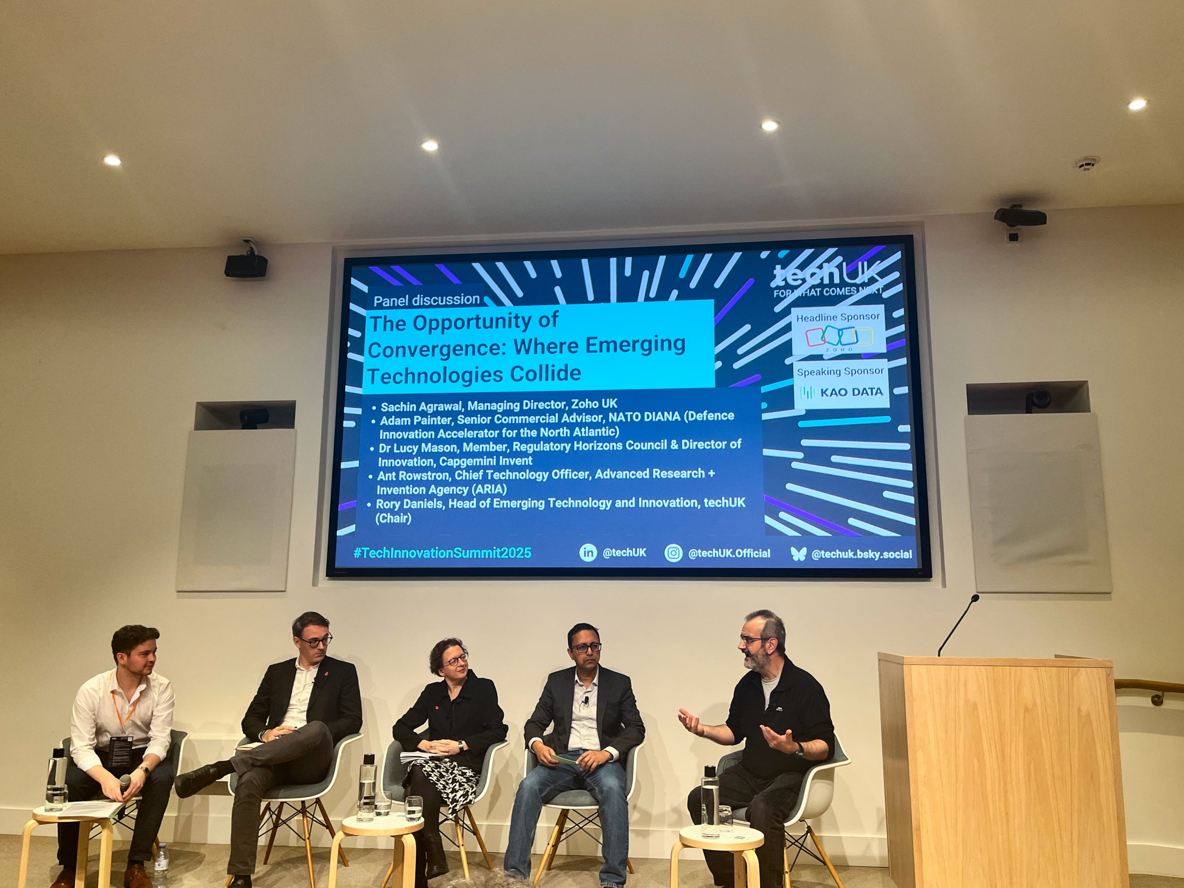 Tech & Innovation Summit conference photo. Beeston Media video production Bristol, science and technology video production, higher education video production.