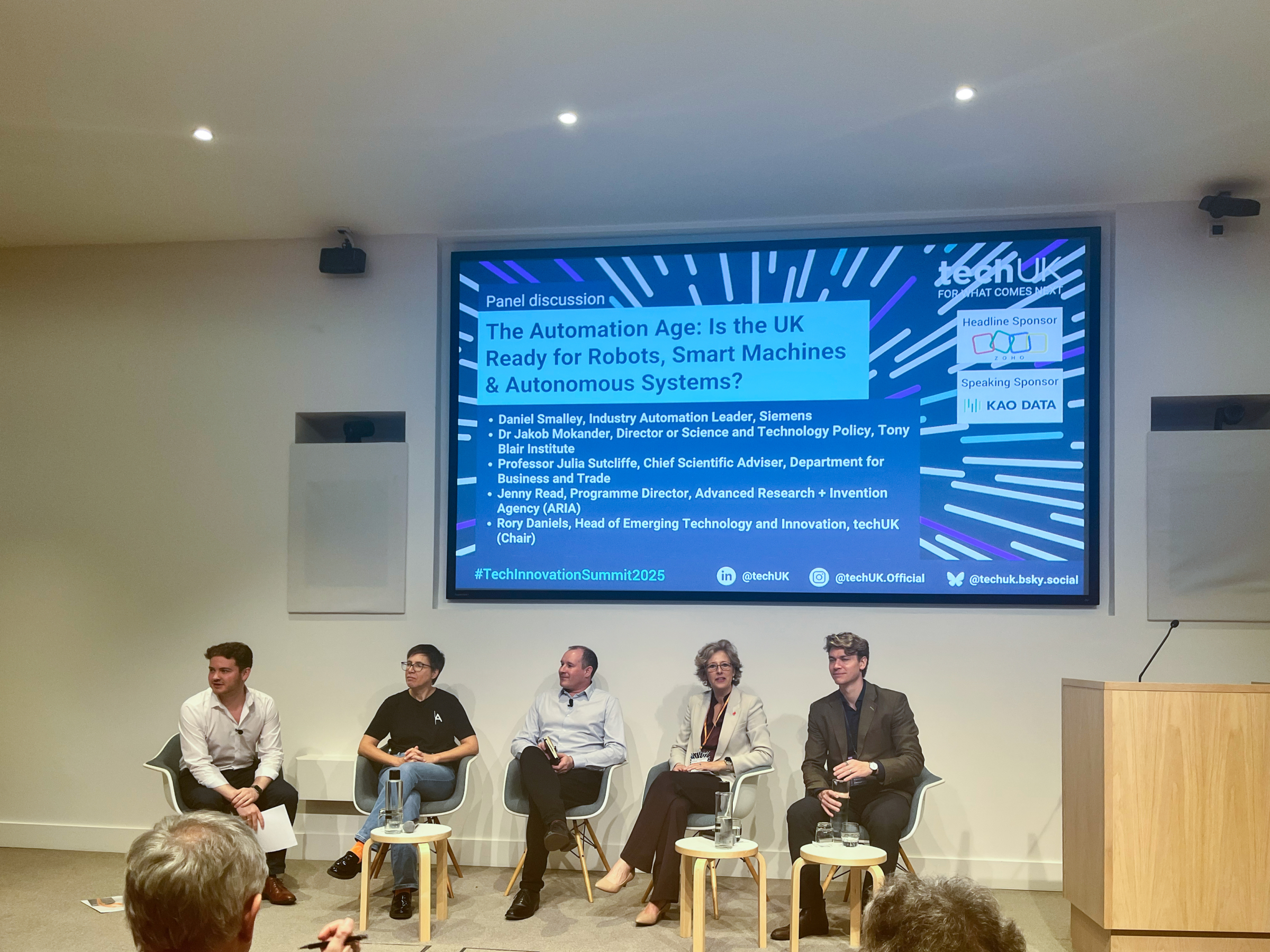 Tech & Innovation Summit conference photo. Beeston Media video production Bristol, science and technology video production, higher education video production.