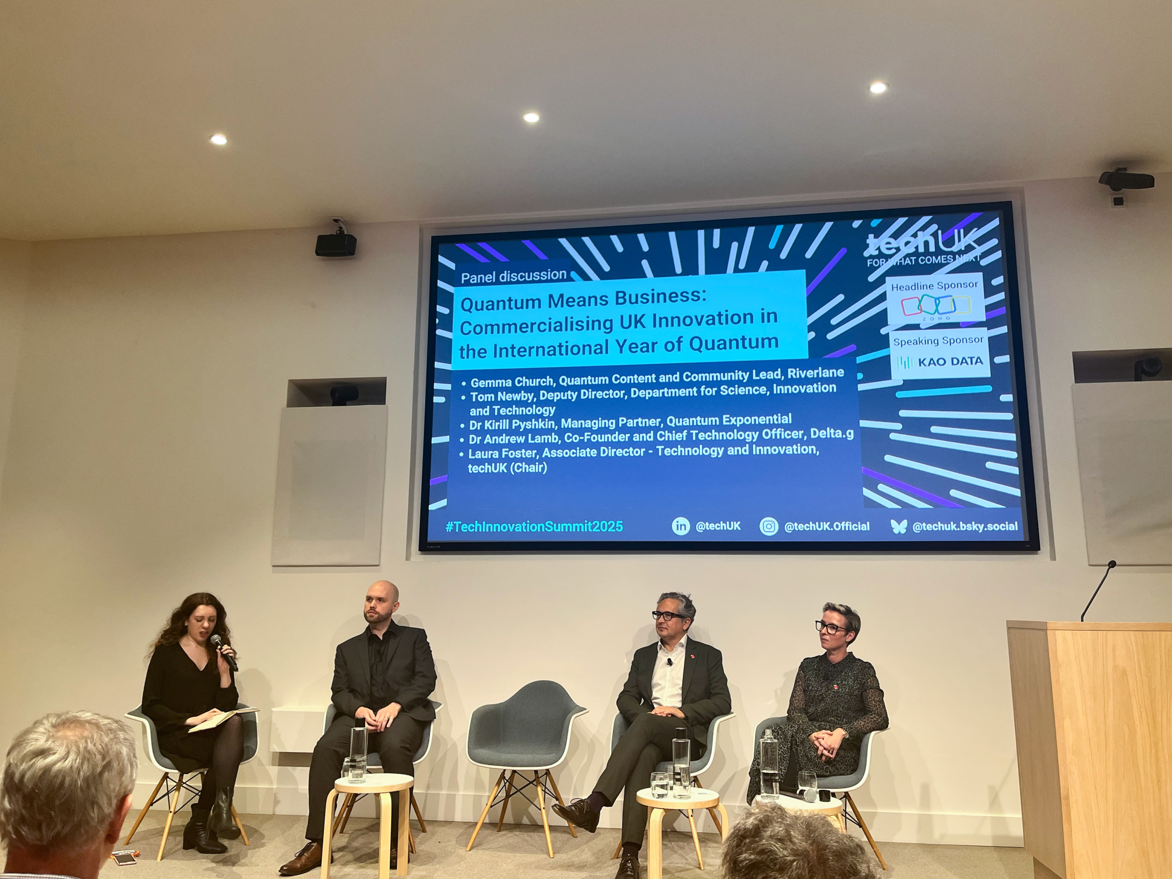 Tech & Innovation Summit conference photo. Beeston Media video production Bristol, science and technology video production, higher education video production.