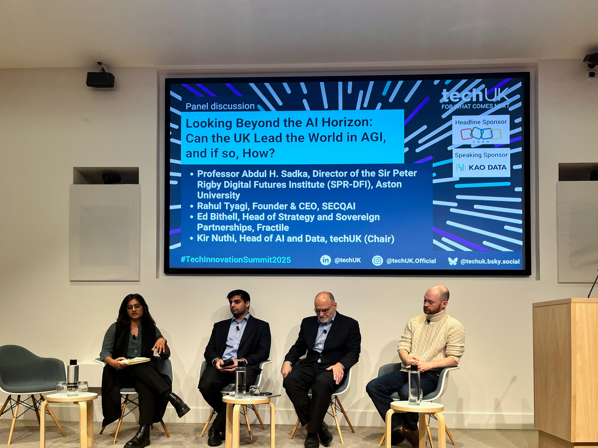 Tech & Innovation Summit conference photo. Beeston Media video production Bristol, science and technology video production, higher education video production.