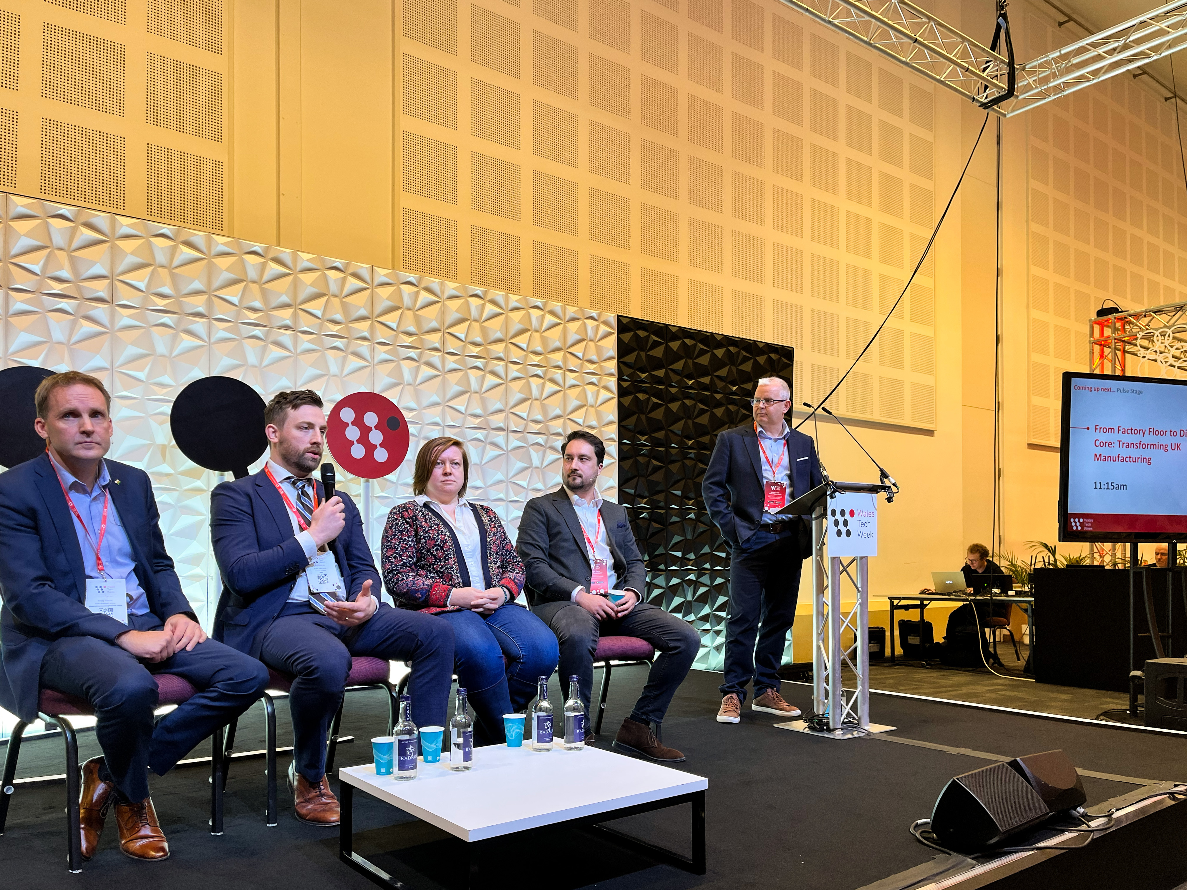 Wales Tech Week photo. Beeston Media video production Bristol, science and technology video production, higher education video production.