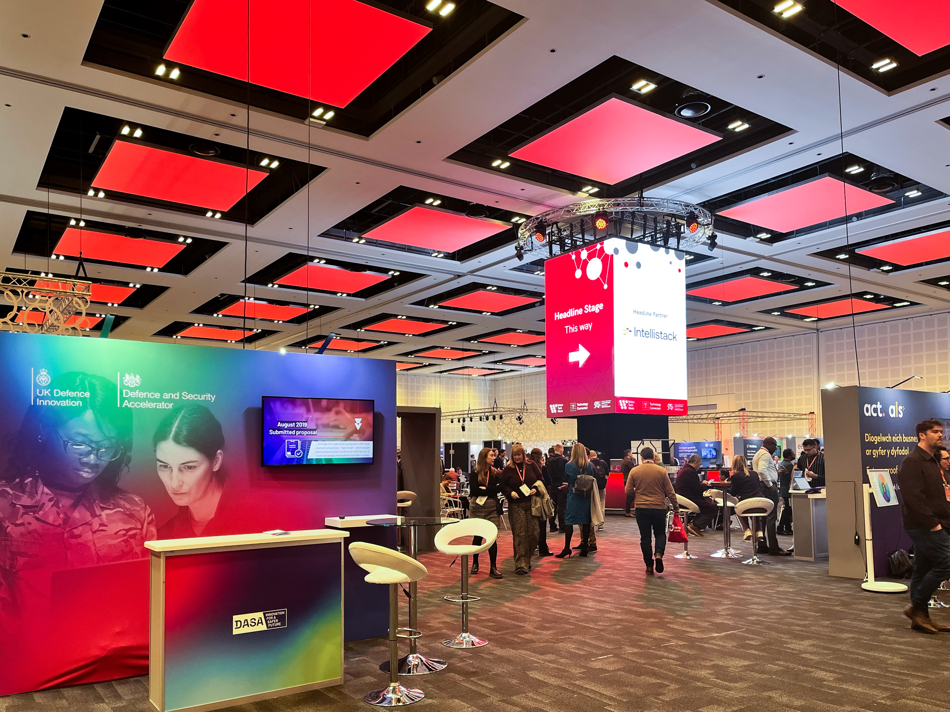 Wales Tech Week photo. Beeston Media video production Bristol, science and technology video production, higher education video production.