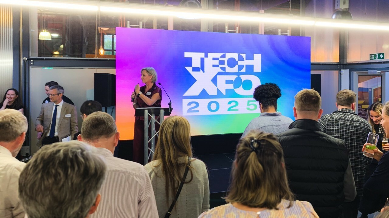 Event still from the 2025 Tech Xpo event.