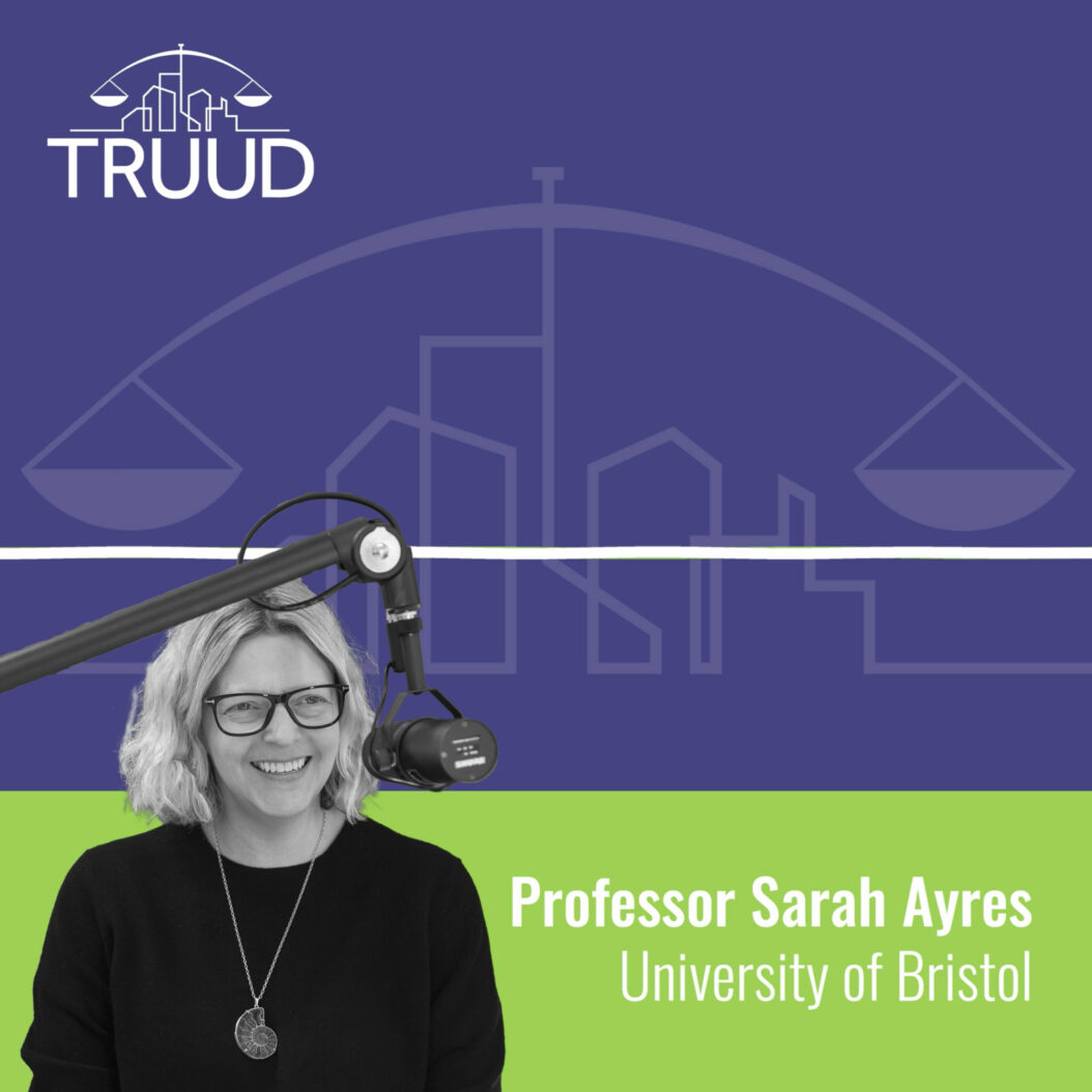 Still from Sarah Ayres TRUUD podcast waveform film. Beeston Media video production Bristol, science and technology video production, higher education video production.
