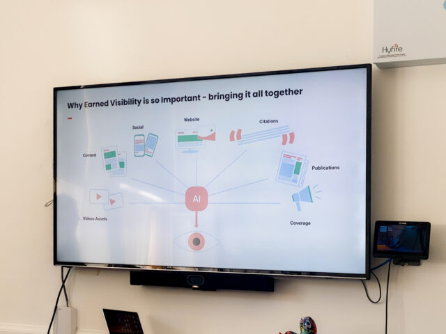 Screen shot from SEO workshop. Beeston Media video production bristol science and technology video production higher education video production.