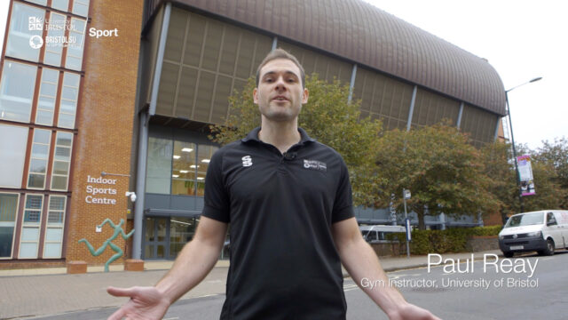 University of Bristol Sports Centre gym induction